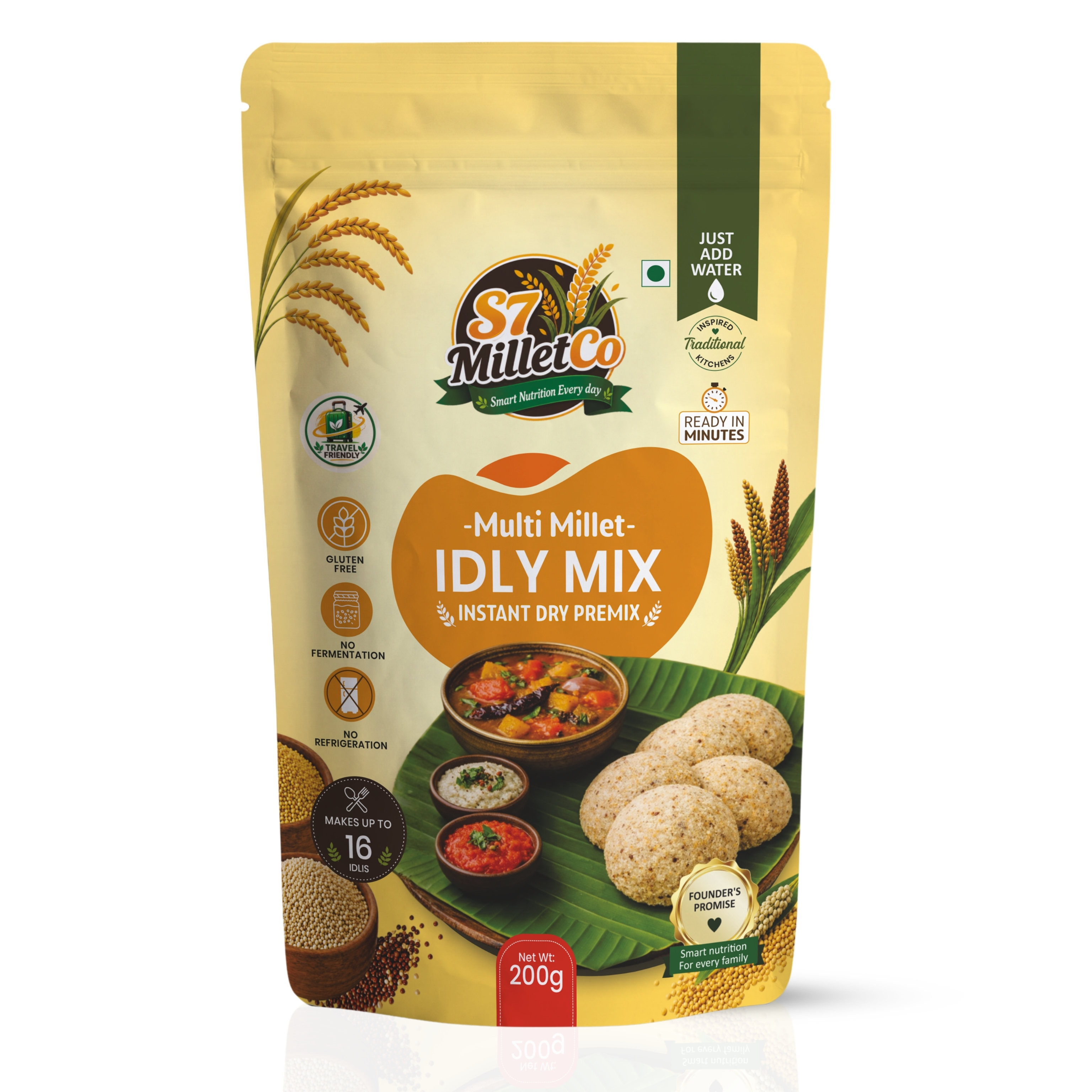 Multi Millet Idly Mix | Just Add Water | 200g