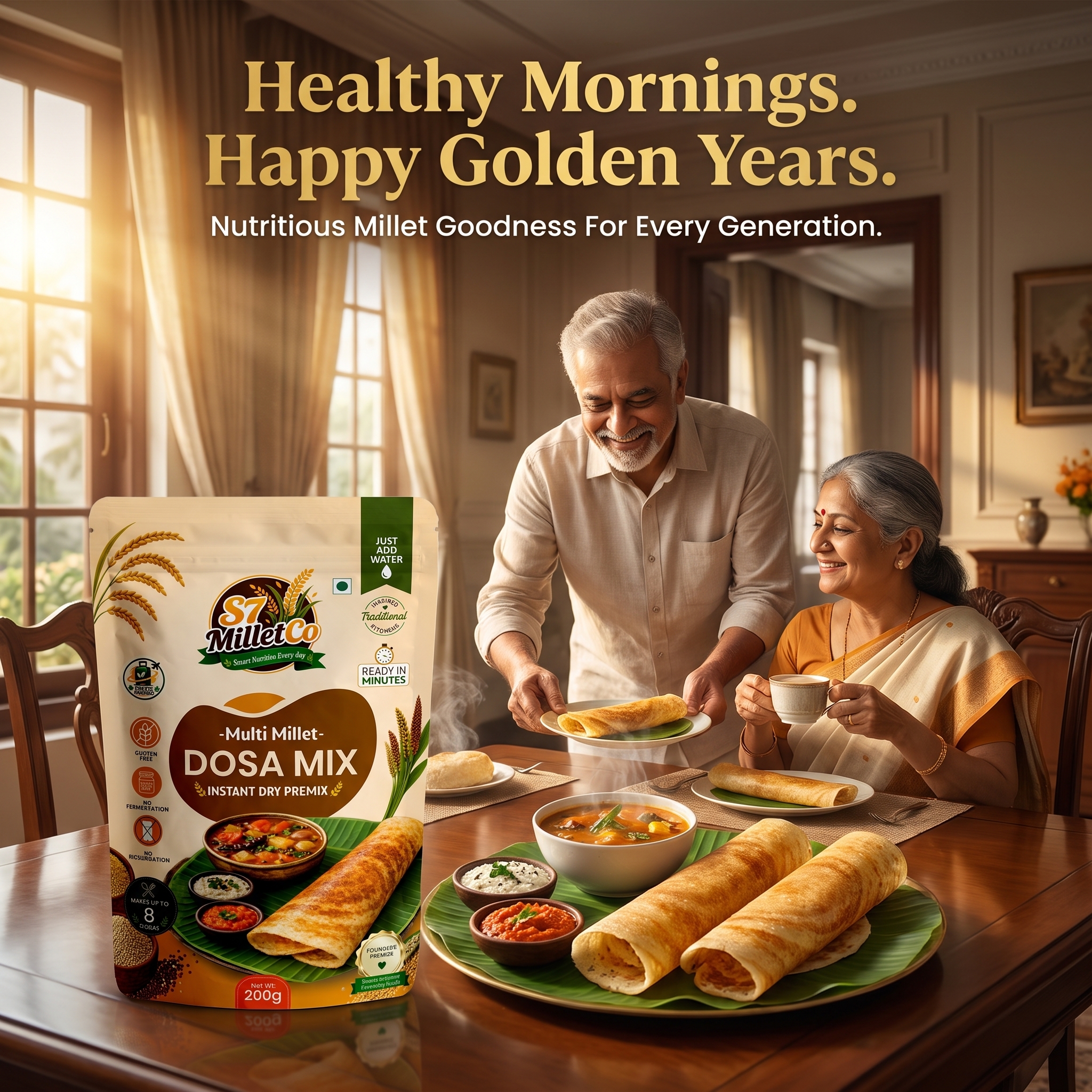 Multi Millet Dosa Mix | Just Add Water | 200g — image 4