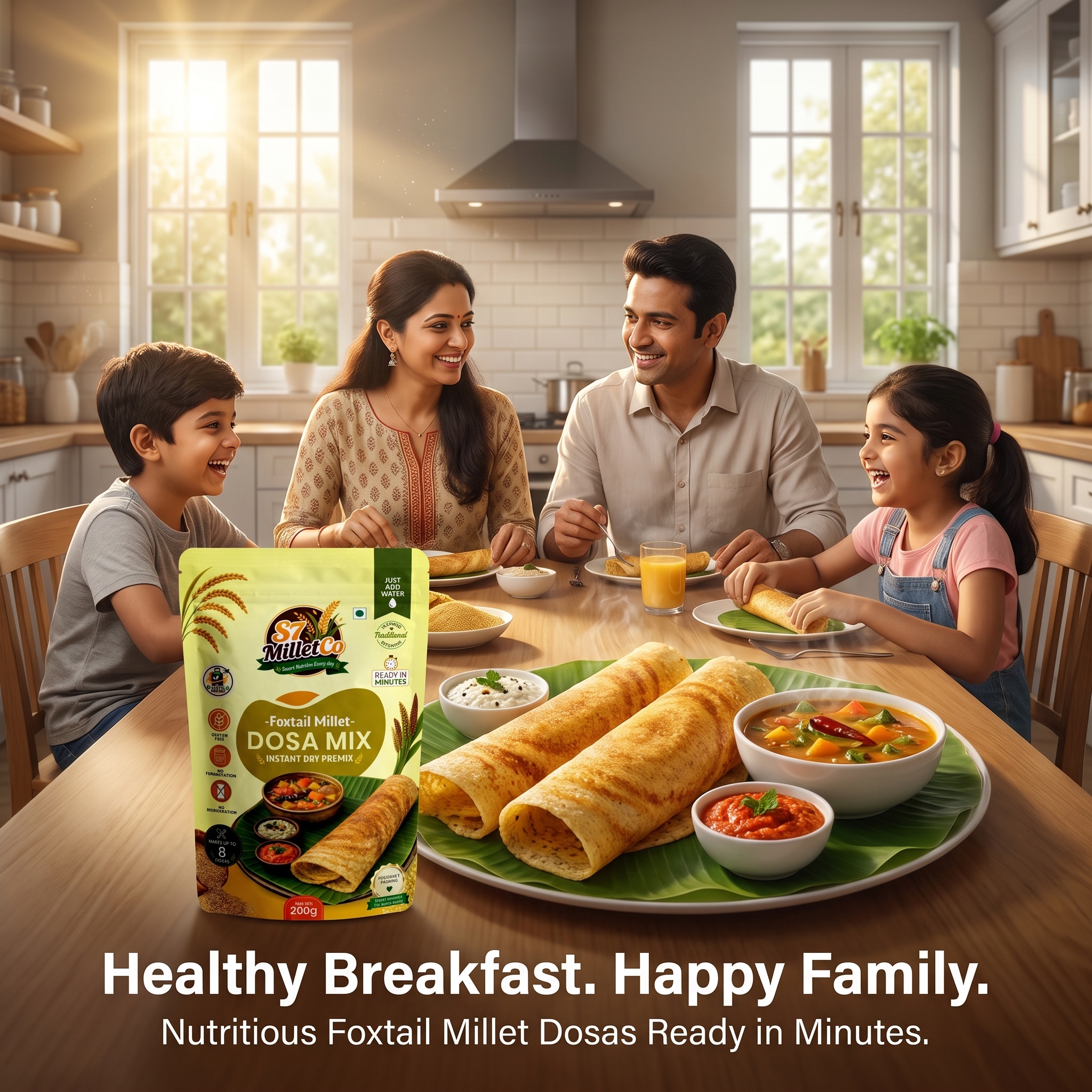 Foxtail Millet Dosa Mix | Just Add Water | 200g — image 5