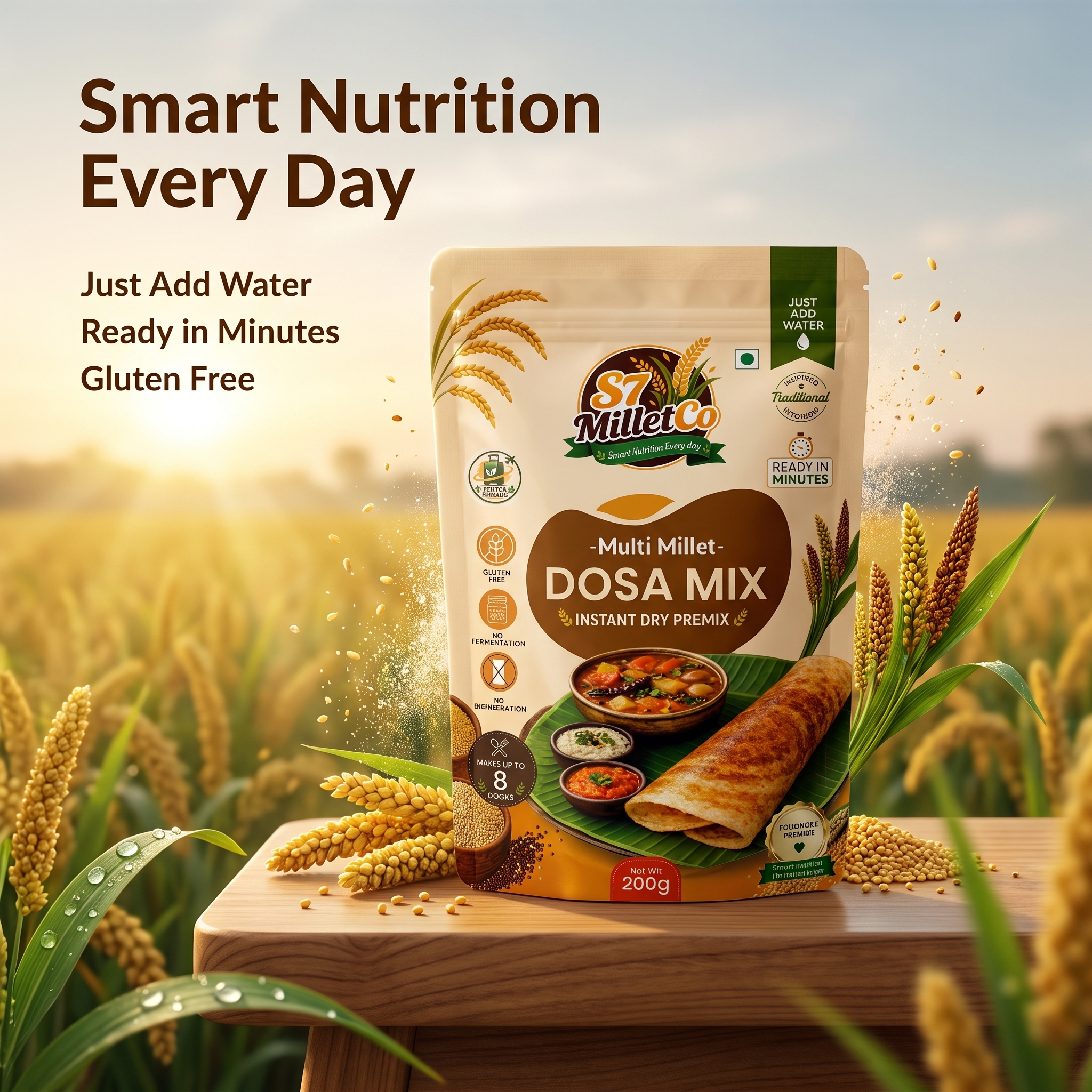 Multi Millet Dosa Mix | Just Add Water | 200g