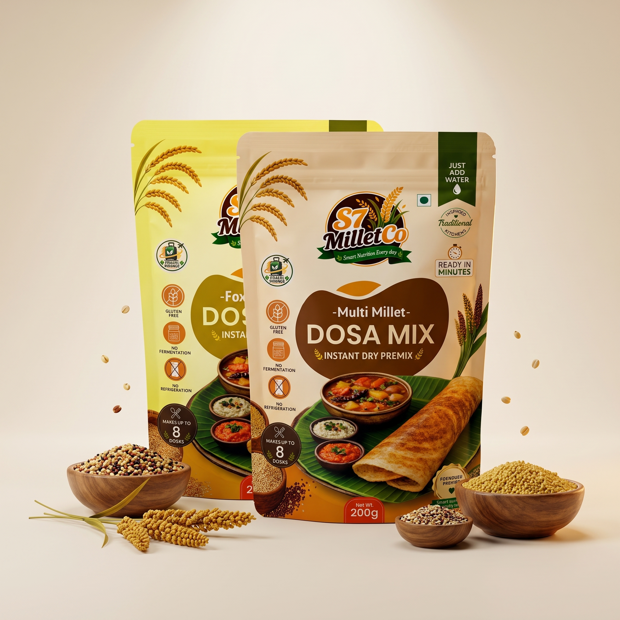 Millet Dosa Duo  | Just Add Water | 400g