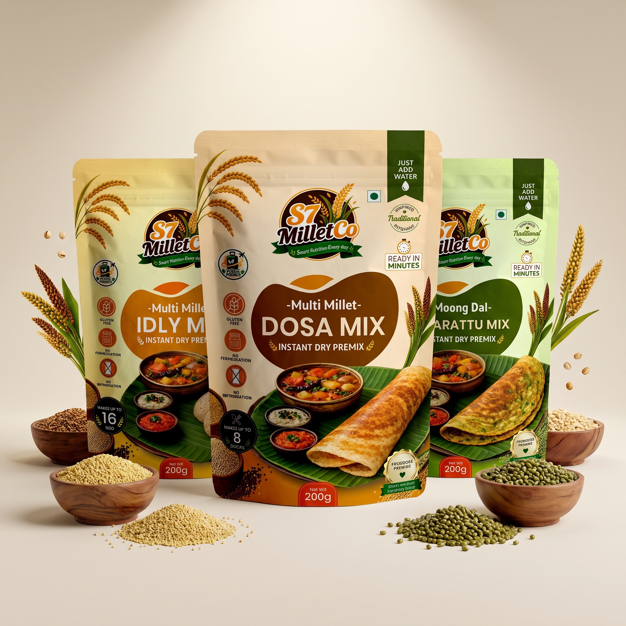 High Protein Millet Breakfast Combos